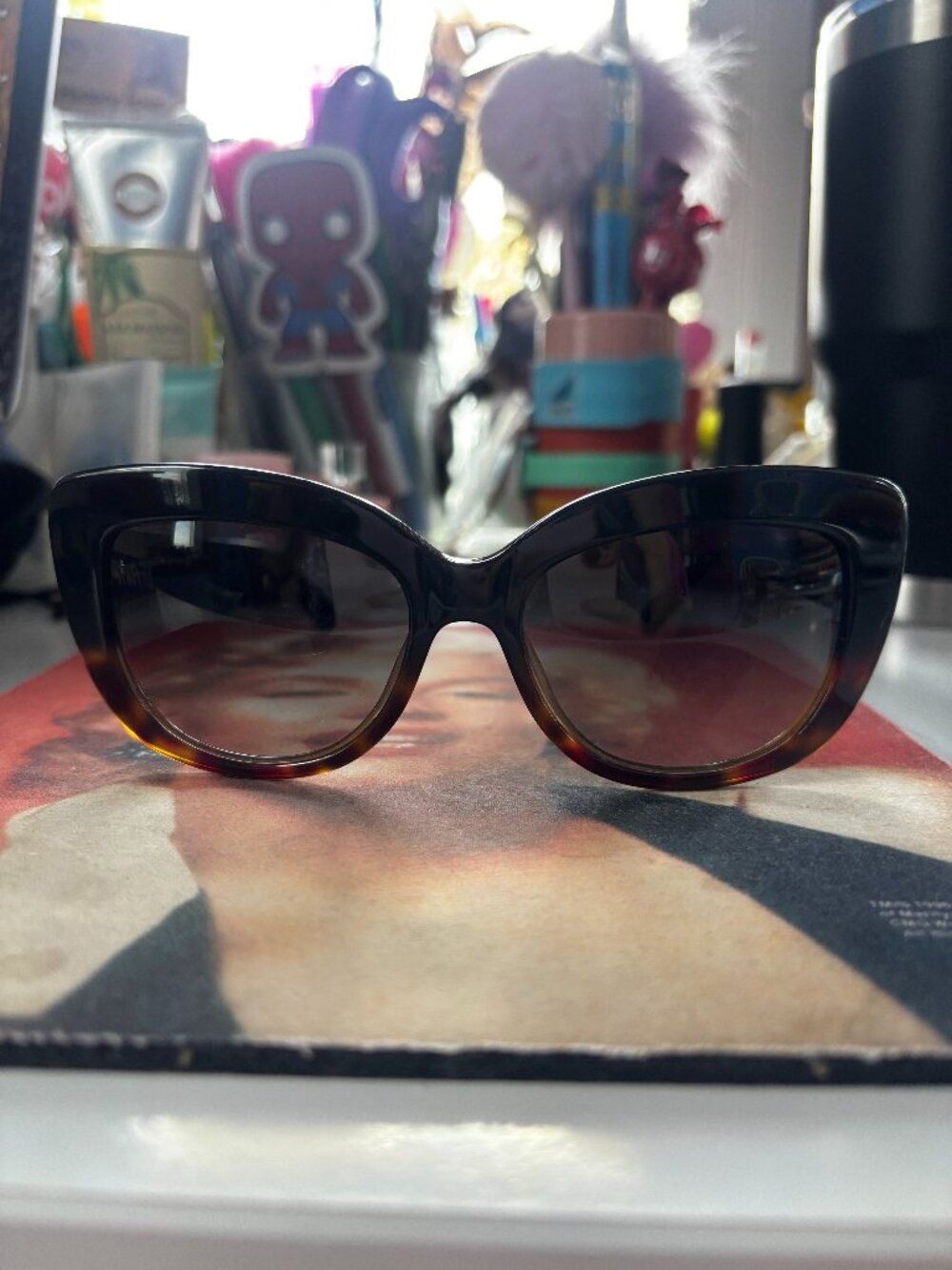 Kate Spade URSULA/S Black Tortoiseshell Fade Sunglasses